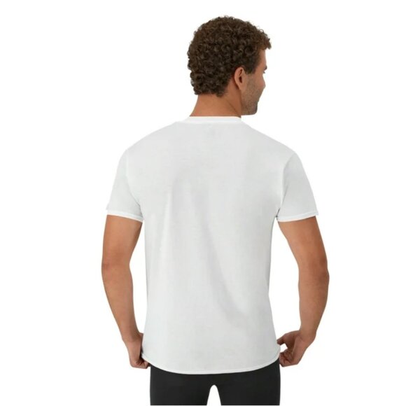 Hanes Men's White V-Neck Cotton Undershirt, 10-Pack - Picture 4 of 5